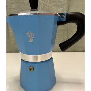 NWOT Blue Pezzetti Italexpress Moka Pot/Espresso Maker